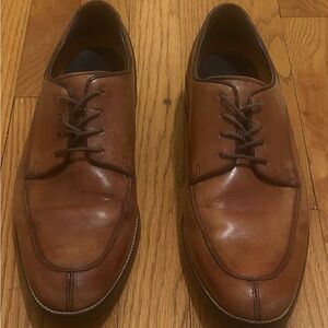 Cole Haan-British Tan Leather Oxfords, Size 10M